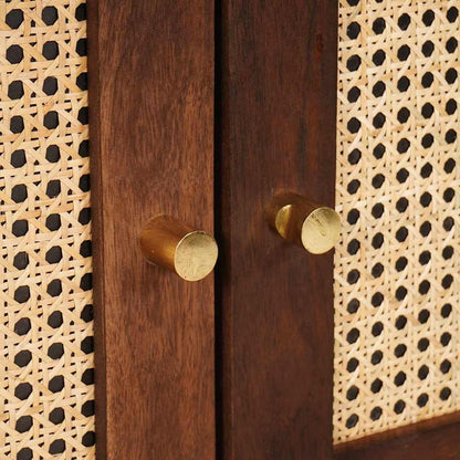 vidaXL Sideboard Brown 60 x 33.5 x 75 cm Solid Mango Wood