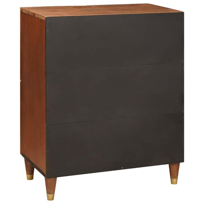 vidaXL Sideboard Brown 60 x 33.5 x 75 cm Solid Mango Wood