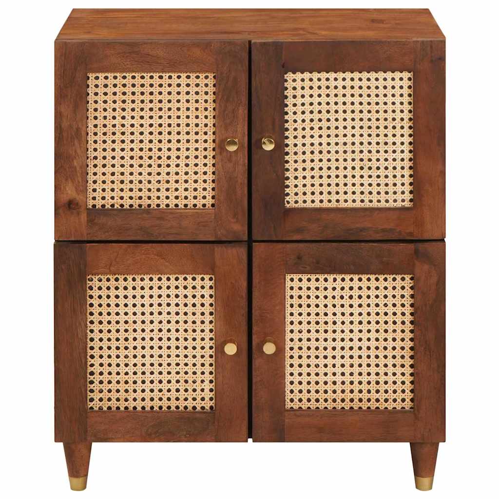 vidaXL Sideboard Brown 60 x 33.5 x 75 cm Solid Mango Wood