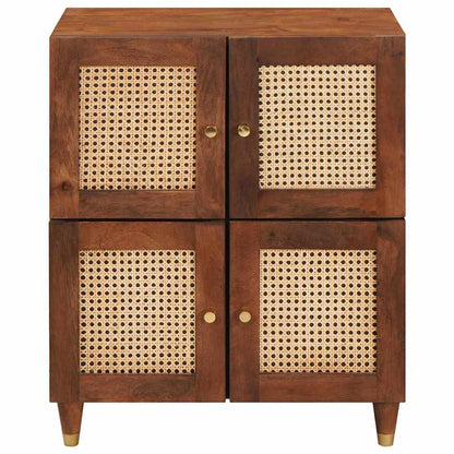 vidaXL Sideboard Brown 60 x 33.5 x 75 cm Solid Mango Wood