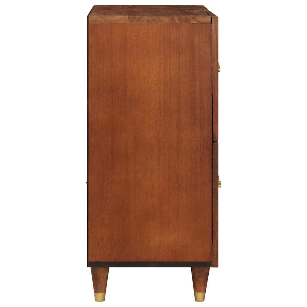 vidaXL Sideboard Brown 60 x 33.5 x 75 cm Solid Mango Wood
