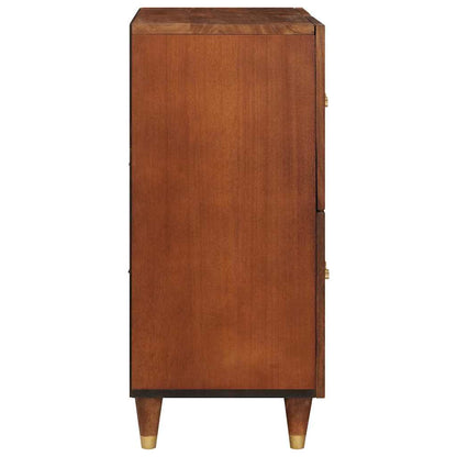 vidaXL Sideboard Brown 60 x 33.5 x 75 cm Solid Mango Wood
