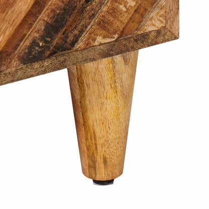 vidaXL Bedside Table Brown 40 x 33.5 x 46 cm Solid Mango Wood