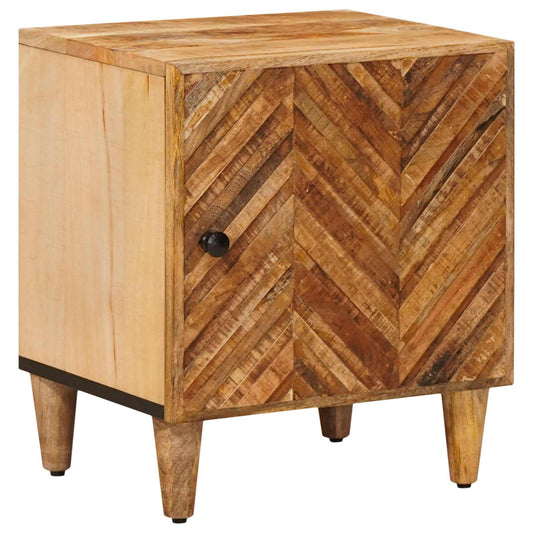 vidaXL Bedside Table Brown 40 x 33.5 x 46 cm Solid Mango Wood