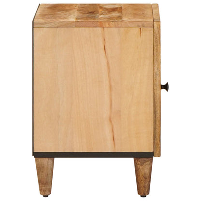 vidaXL Bedside Table Brown 40 x 33.5 x 46 cm Solid Mango Wood