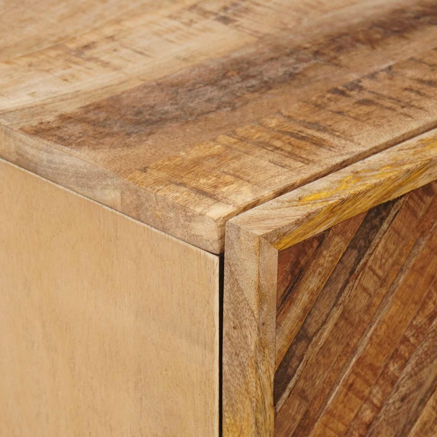 vidaXL Bedside Table Brown 40 x 33.5 x 46 cm Solid Mango Wood