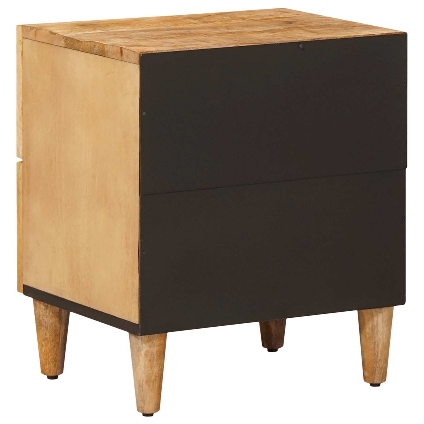 vidaXL Bedside Table Brown 40 x 33.5 x 46 cm Solid Mango Wood