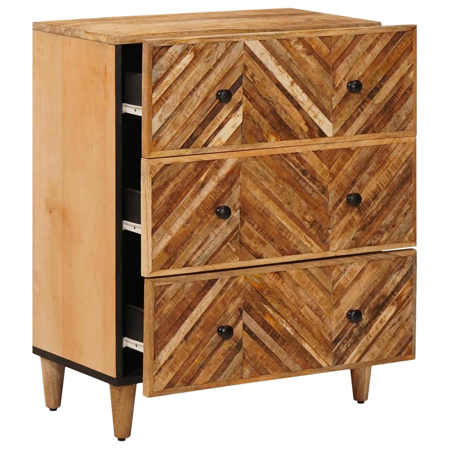 vidaXL Storage Cabinets Brown 60 x 33.5 x 75 cm Solid Mango Wood