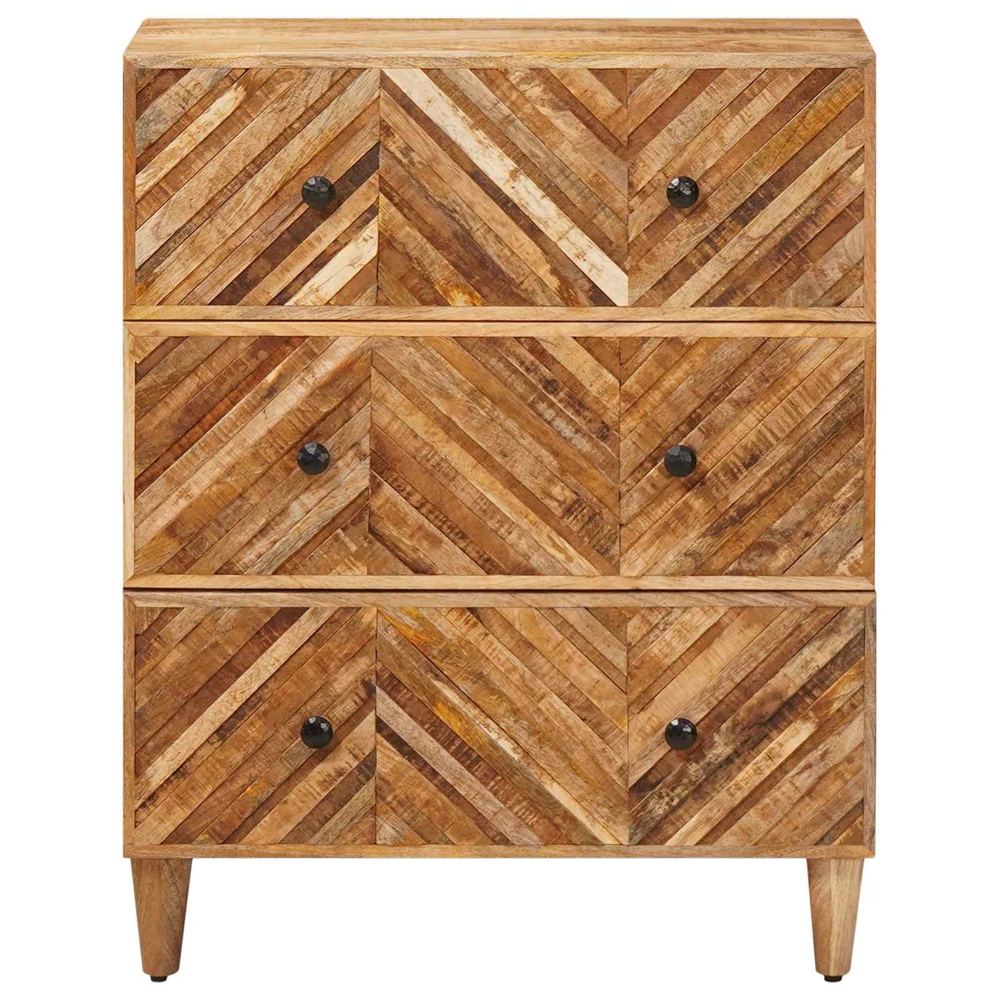 vidaXL Storage Cabinets Brown 60 x 33.5 x 75 cm Solid Mango Wood