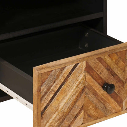 vidaXL Bedside Table Brown 50 x 33 x 60 cm Solid Mango Wood