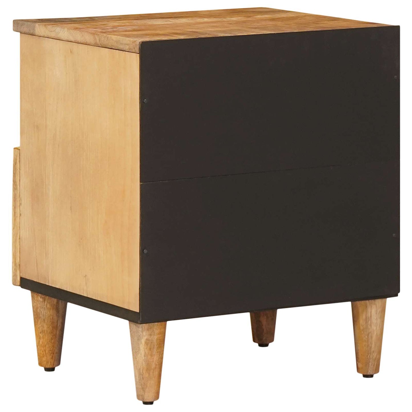 vidaXL Bedside Table 2 pcs Brown 50 x 33 x 60 cm Solid Mango Wood