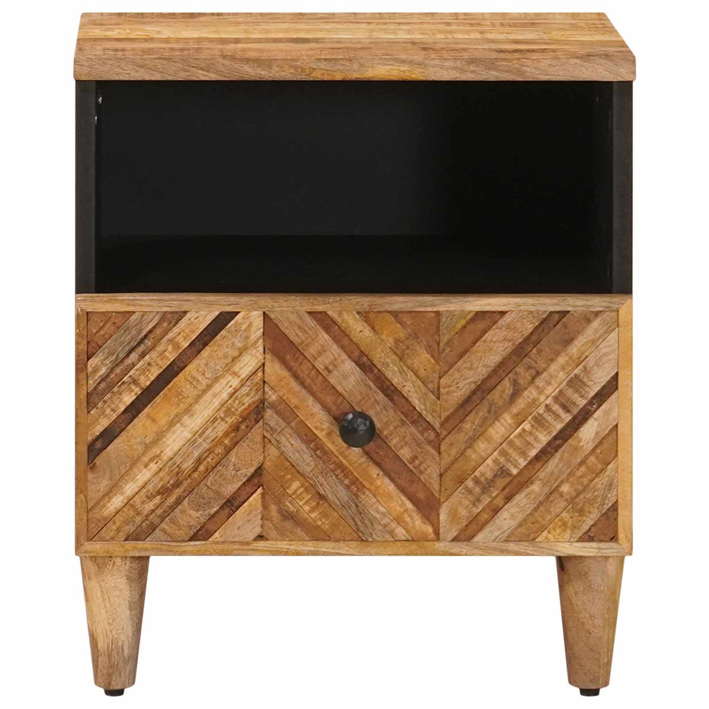 vidaXL Bedside Table 2 pcs Brown 50 x 33 x 60 cm Solid Mango Wood