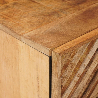vidaXL Bedside Table Brown 50 x 33 x 60 cm Solid Mango Wood