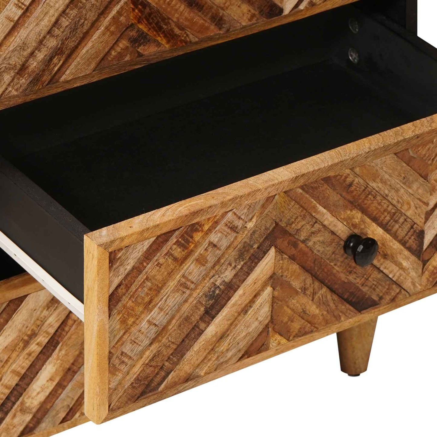 vidaXL Bedside Table Brown 50 x 33 x 60 cm Solid Mango Wood