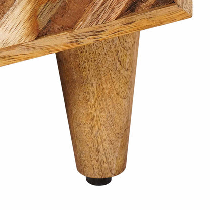 vidaXL Bedside Table Brown 50 x 33 x 60 cm Solid Mango Wood