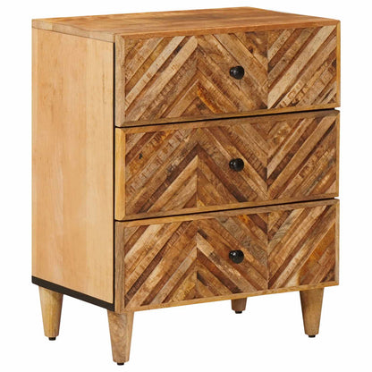 vidaXL Bedside Table Brown 50 x 33 x 60 cm Solid Mango Wood