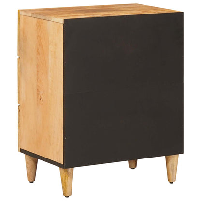vidaXL Bedside Table Brown 50 x 33 x 60 cm Solid Mango Wood