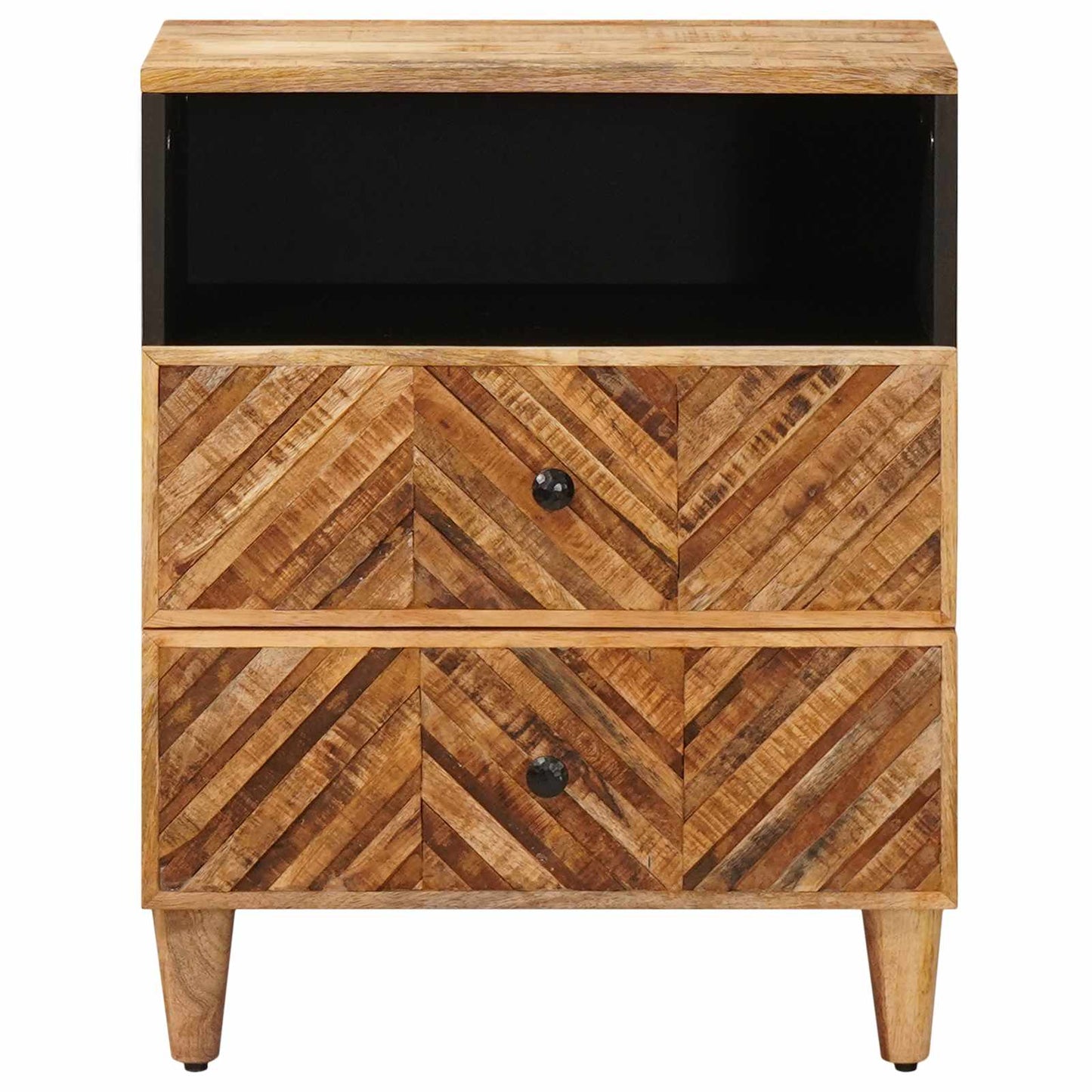 vidaXL Bedside Table Brown 50 x 33 x 60 cm Solid Mango Wood