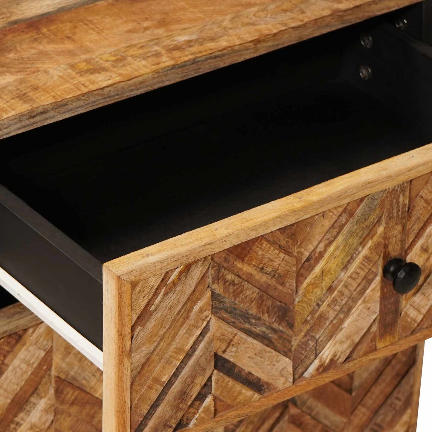 vidaXL Bedside Table Brown 50 x 33 x 60 cm Solid Mango Wood
