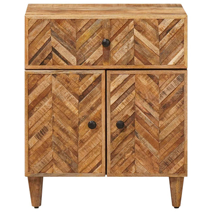 vidaXL Bedside Table Brown 50 x 33 x 60 cm Solid Mango Wood
