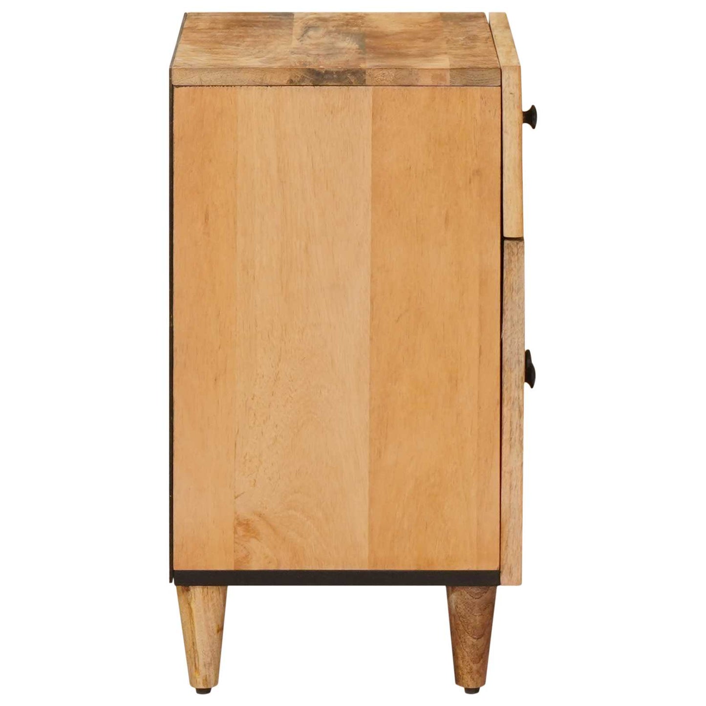 vidaXL Bedside Table Brown 50 x 33 x 60 cm Solid Mango Wood