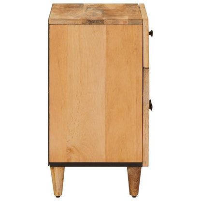 vidaXL Bedside Table Brown 50 x 33 x 60 cm Solid Mango Wood