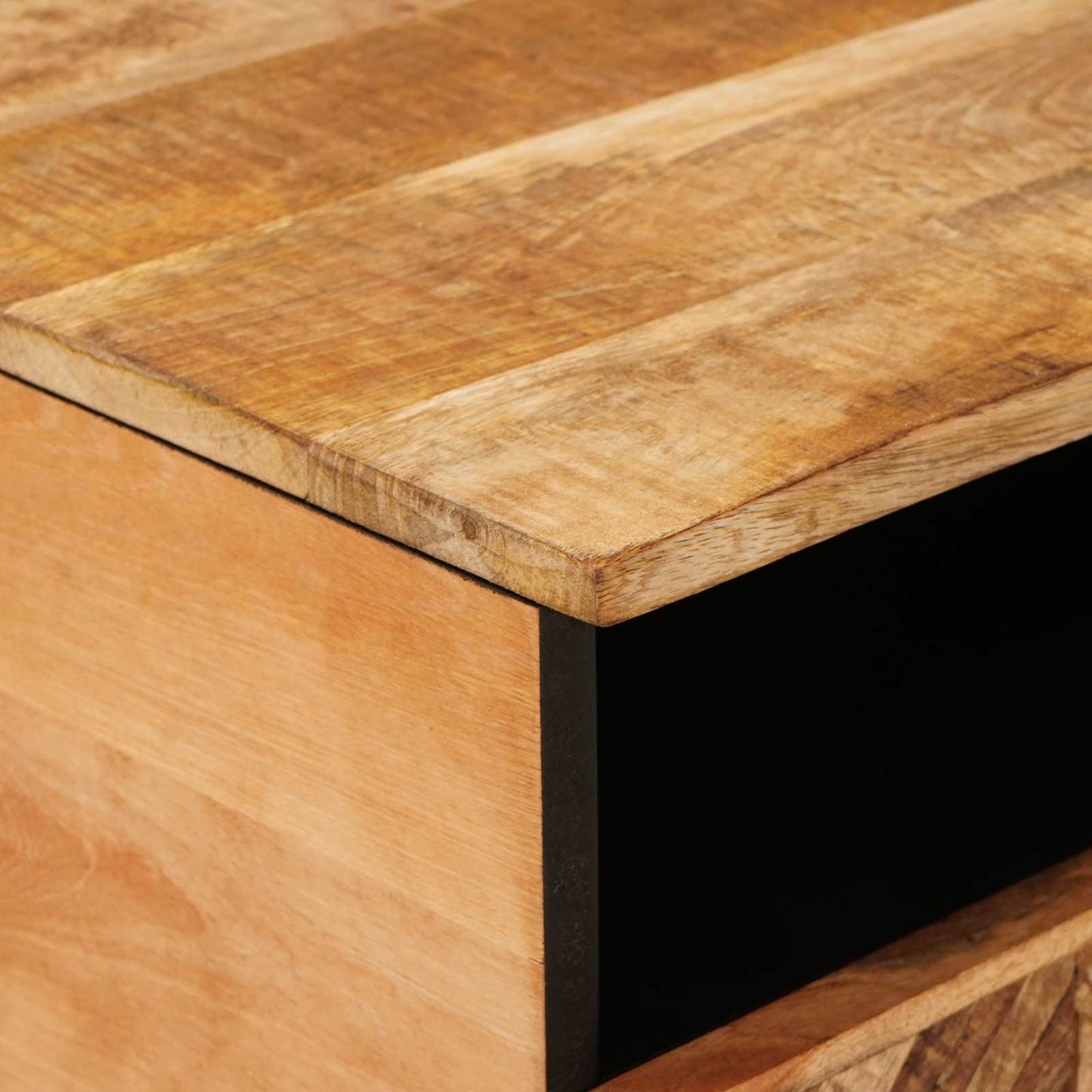 vidaXL Coffee Table with Drawer Brown 80 x 54 x 40 cm Solid Mango Wood