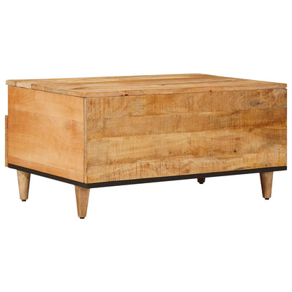 vidaXL Coffee Table with Drawer Brown 80 x 54 x 40 cm Solid Mango Wood