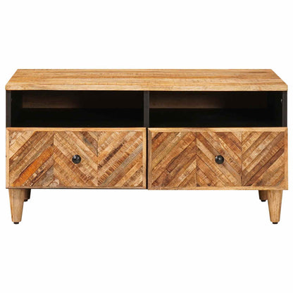 vidaXL Coffee Table with Drawer Brown 80 x 54 x 40 cm Solid Mango Wood