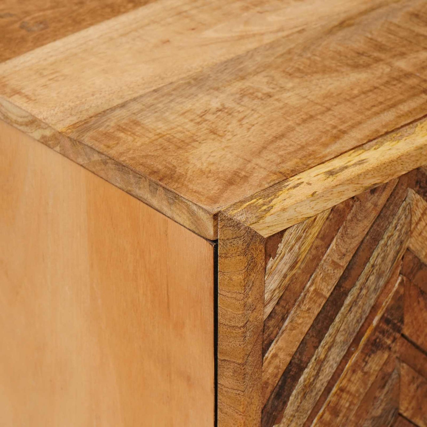 vidaXL Sink cabinet with Door Brown 62 x 33 x 58 cm Solid Mango Wood