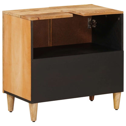 vidaXL Sink cabinet with Door Brown 62 x 33 x 58 cm Solid Mango Wood