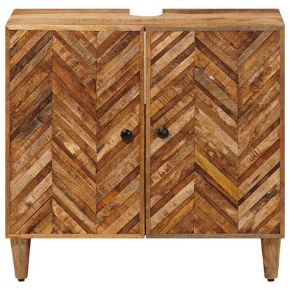 vidaXL Sink cabinet with Door Brown 62 x 33 x 58 cm Solid Mango Wood