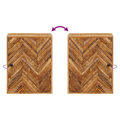 vidaXL Hanging Cabinet Brown 38 x 33.5 x 48 cm Solid Mango Wood
