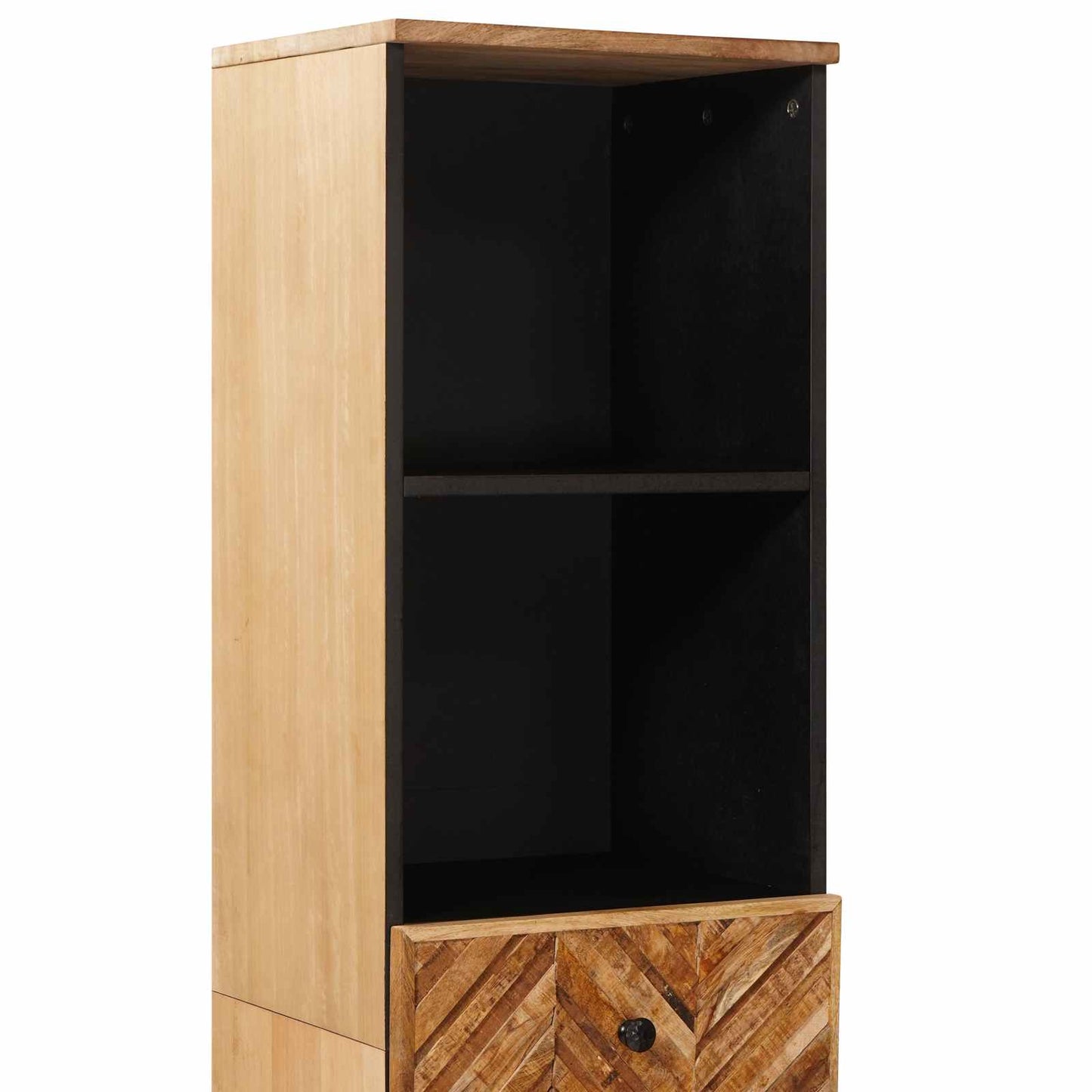 vidaXL Bathroom Cabinet Brown 38 x 33.5 x 160 cm Solid Mango Wood