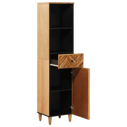 vidaXL Bathroom Cabinet Brown 38 x 33.5 x 160 cm Solid Mango Wood