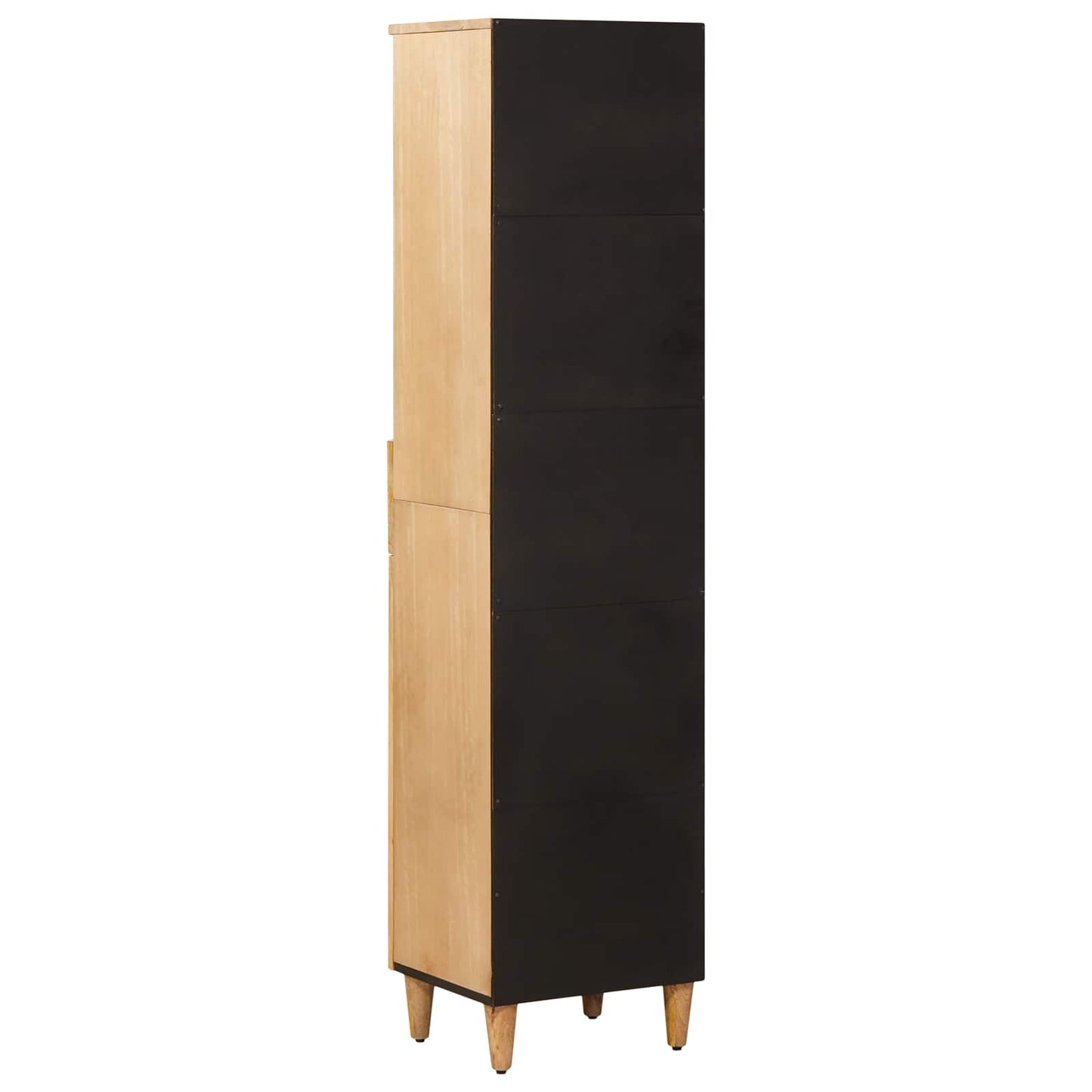 vidaXL Bathroom Cabinet Brown 38 x 33.5 x 160 cm Solid Mango Wood