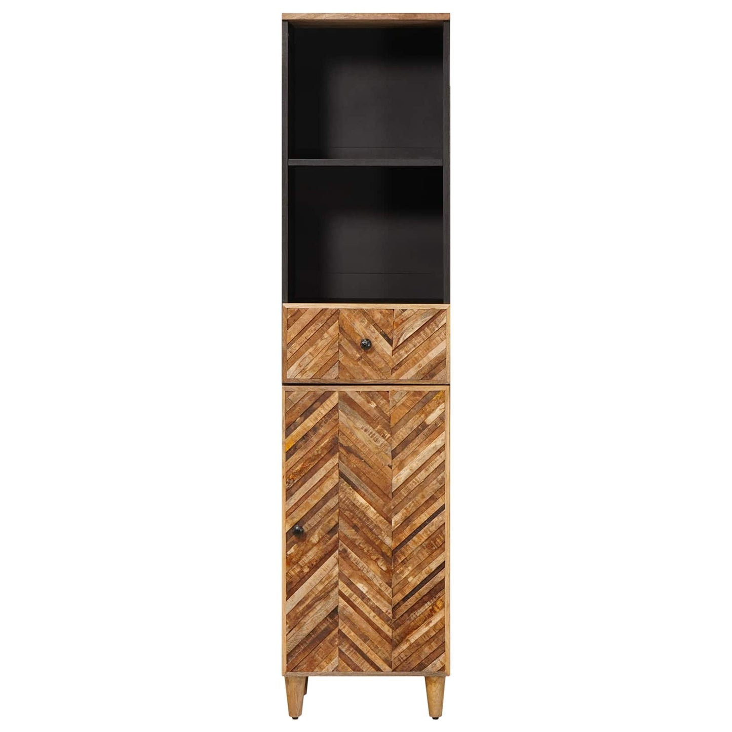 vidaXL Bathroom Cabinet Brown 38 x 33.5 x 160 cm Solid Mango Wood