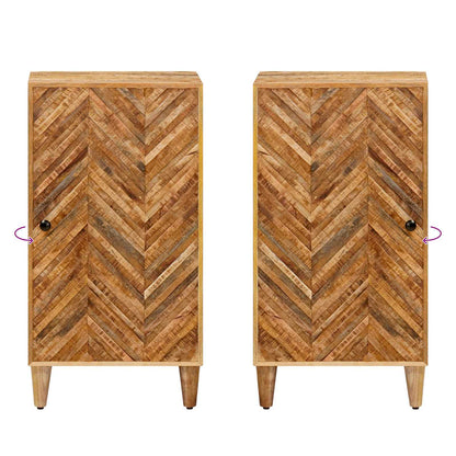 vidaXL Storage Cabinets Brown 40 x 33.5 x 75 cm Solid Mango Wood