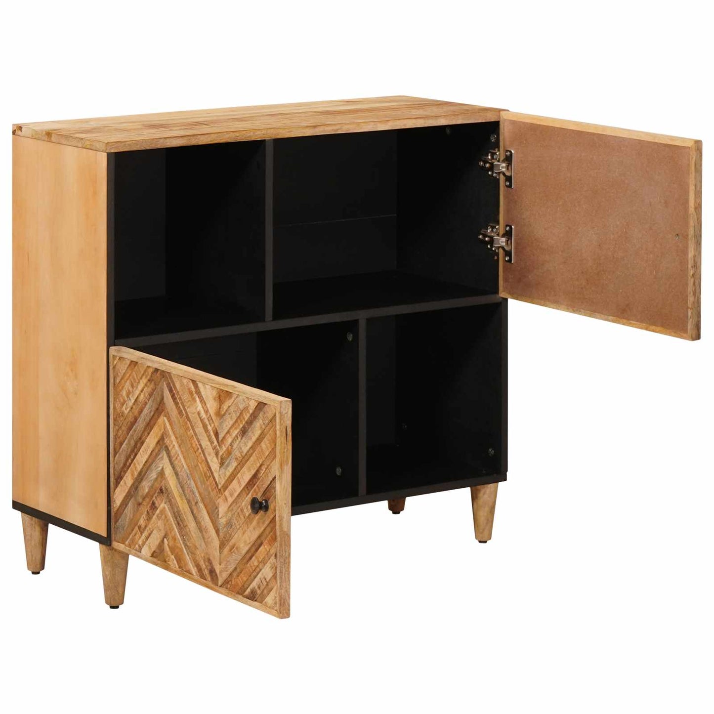 vidaXL Storage Cabinets Brown 80 x 33.5 x 75 cm Solid Mango Wood