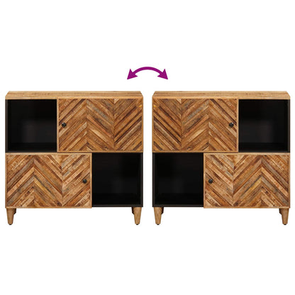 vidaXL Storage Cabinets Brown 80 x 33.5 x 75 cm Solid Mango Wood