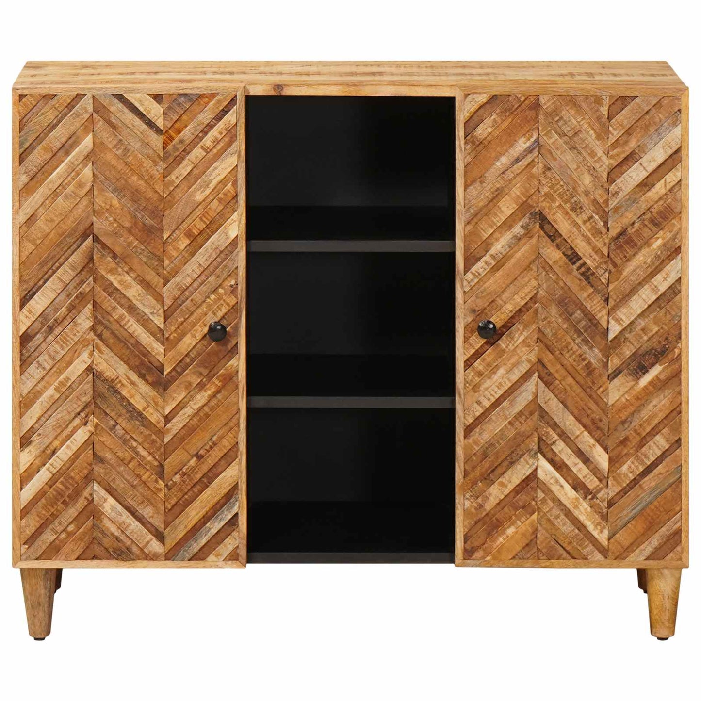 vidaXL Storage Cabinets Brown 90 x 33.5 x 75 cm Solid Mango Wood