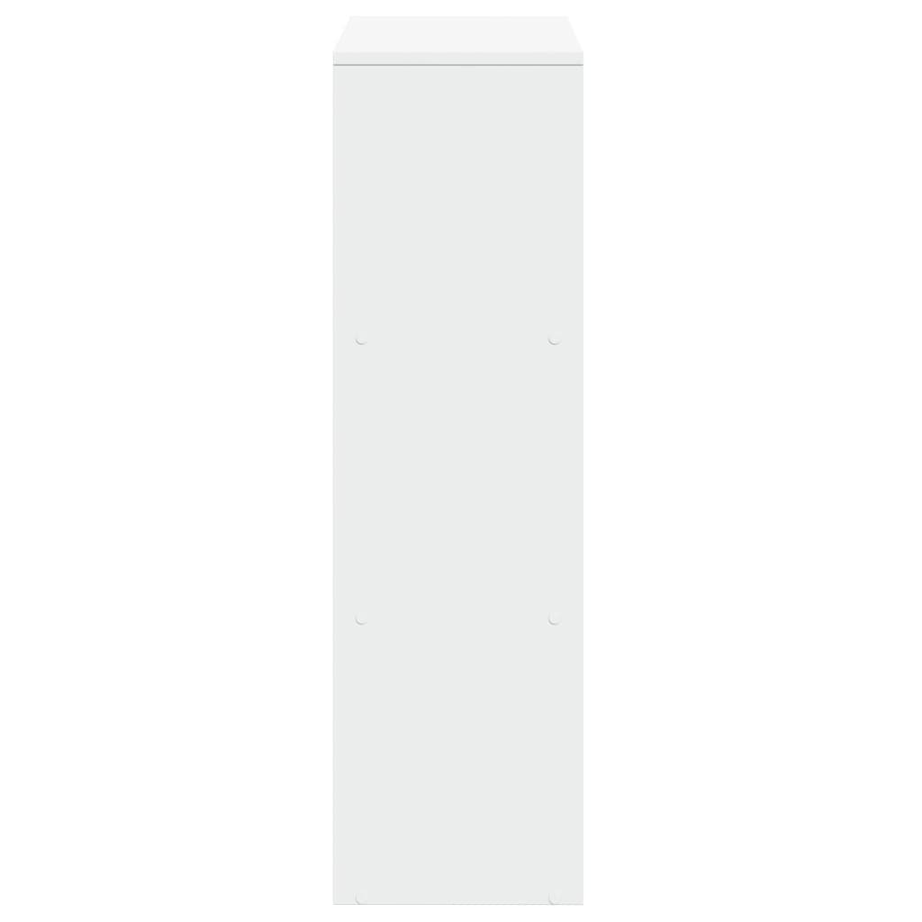 vidaXL Room Divider Bookcase 3-Tier White 99x29x99 cm Engineered Wood
