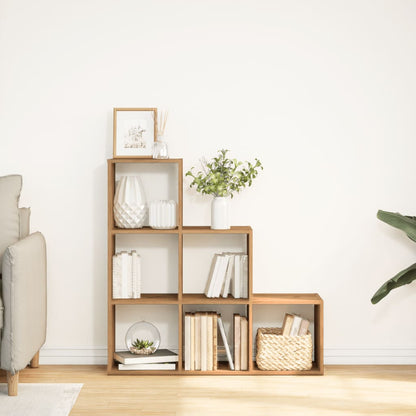 vidaXL Room Divider Bookcase 3-Tier Artisan Oak 99x29x99 cm Engineered Wood