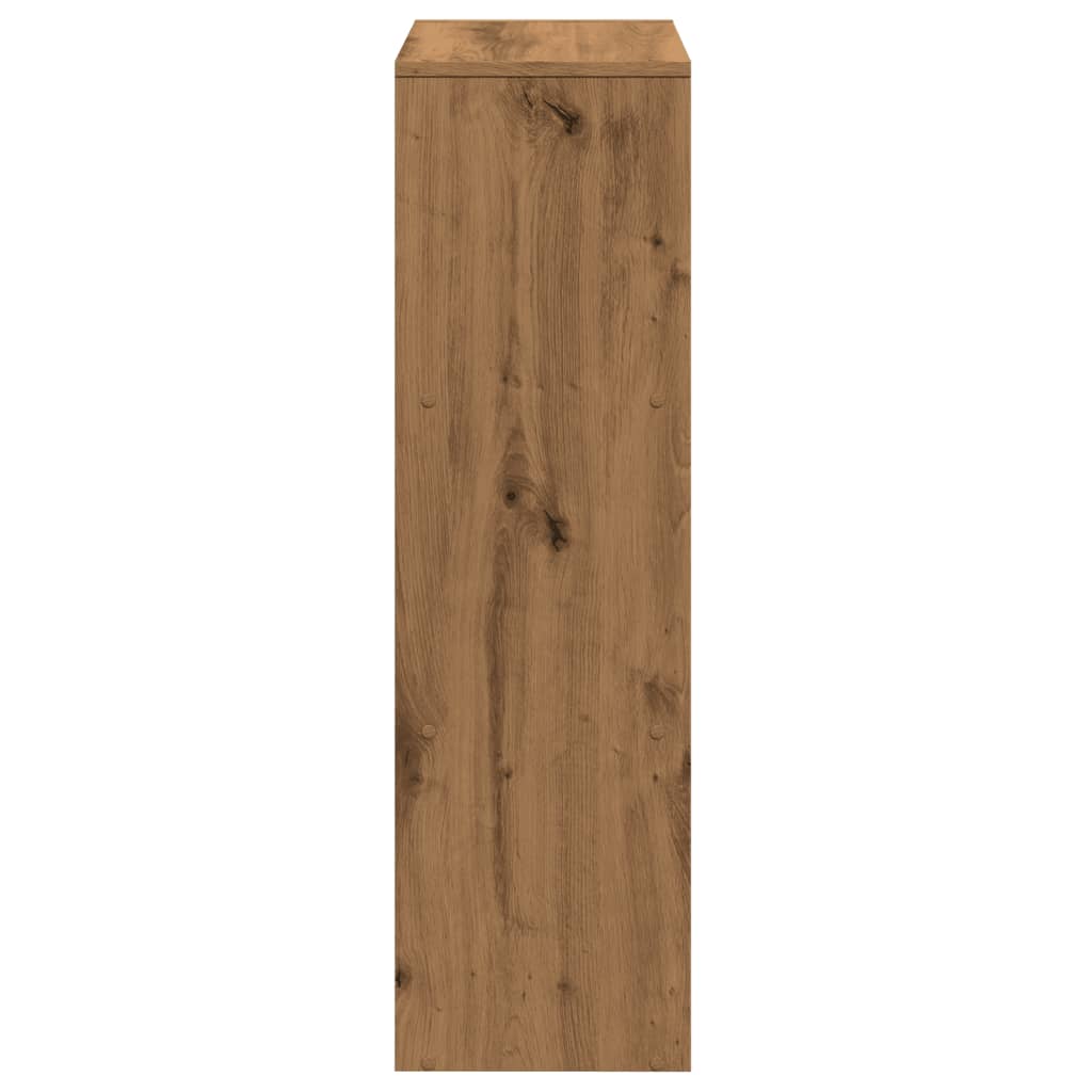 vidaXL Room Divider Bookcase 3-Tier Artisan Oak 99x29x99 cm Engineered Wood