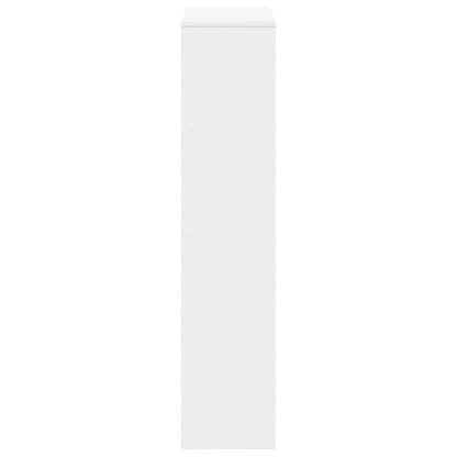vidaXL Room Divider Bookcase 4-Tier White 131,5x29x131,5 cm Engineered Wood