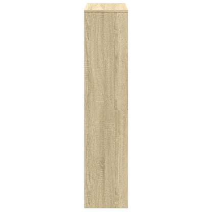 vidaXL Room Divider Bookcase 4-Tier Sonoma Oak 131,5x29x131,5 cm Engineered Wood