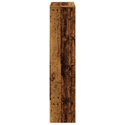 vidaXL Room Divider Bookcase 4-Tier Old Wood 131,5x29x131,5 cm Engineered Wood