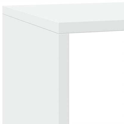 vidaXL Room Divider Bookcase 3-Tier White 137,5x29x103,5 cm Engineered Wood