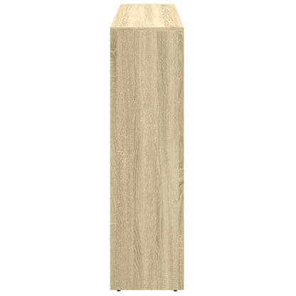 vidaXL Room Divider Bookcase 3-Tier Sonoma Oak 137,5x29x103,5 cm Engineered Wood