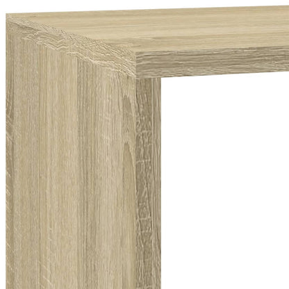 vidaXL Room Divider Bookcase 3-Tier Sonoma Oak 137,5x29x103,5 cm Engineered Wood